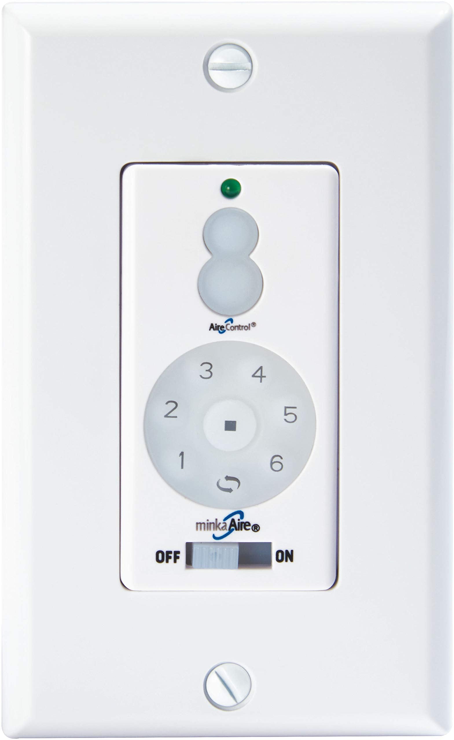 Minka Aire WC500 DC Wall Control or Remote w/Full Function, White