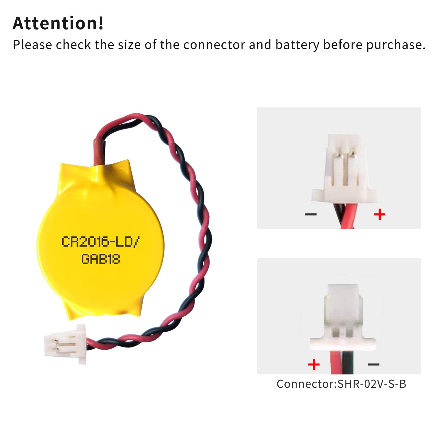 Eemb 10Pack 3V Cr2016 Cmos Battery With Wire Leads And Shr Connector Computer Replacement Battery For Ibm Lenovo Thinkpad X1 Car