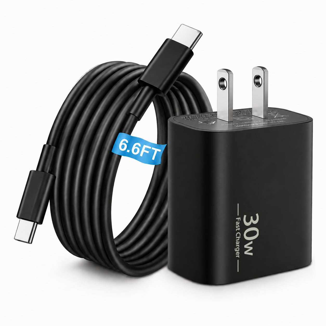 Moto 30W USBC Turbo Phone Charger, PPS Turbo Power with 6.6FT Cable(3A/45W