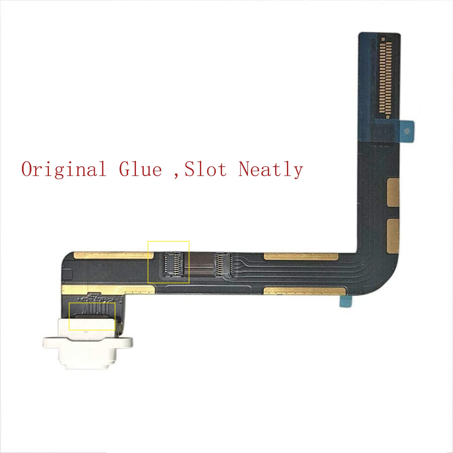 Tphaelay Dock Connector Replacement Compatible With Ipad 9 9Th Gen 2021 10.2'' A2602 A2603 A2604 A2605 (White) Charging Port Rep