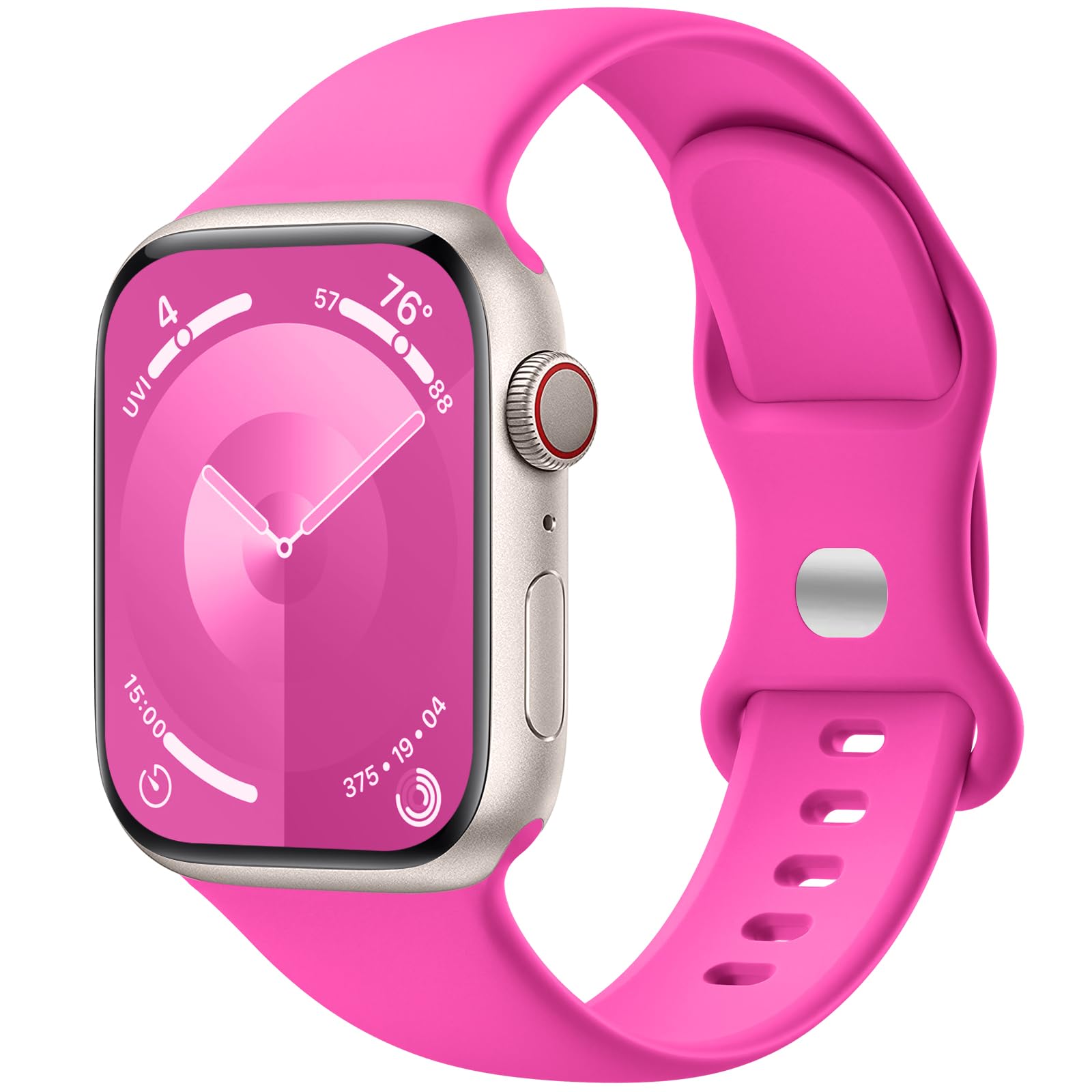 Imivio Sport Band Compatible With Iwatch Bands 38Mm 40Mm 41Mm 42Mm 44Mm 45Mm 49Mm For Women Men, Soft Silicone Waterproof Replac