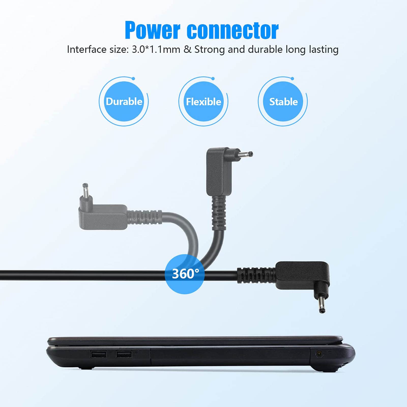 65W N15Q8 N15Q9 Laptop Ac Adapter Charger For Acer Chromebook C720 C720P R11 R13 Cb3 Cb5 Cb5 571 C730E C731 C738T C740 N16P1 Adp 45Fe F, Acer Aspire 11 C740 C4Pe A13 045N2A Pa 1450 26 19V 2.37A