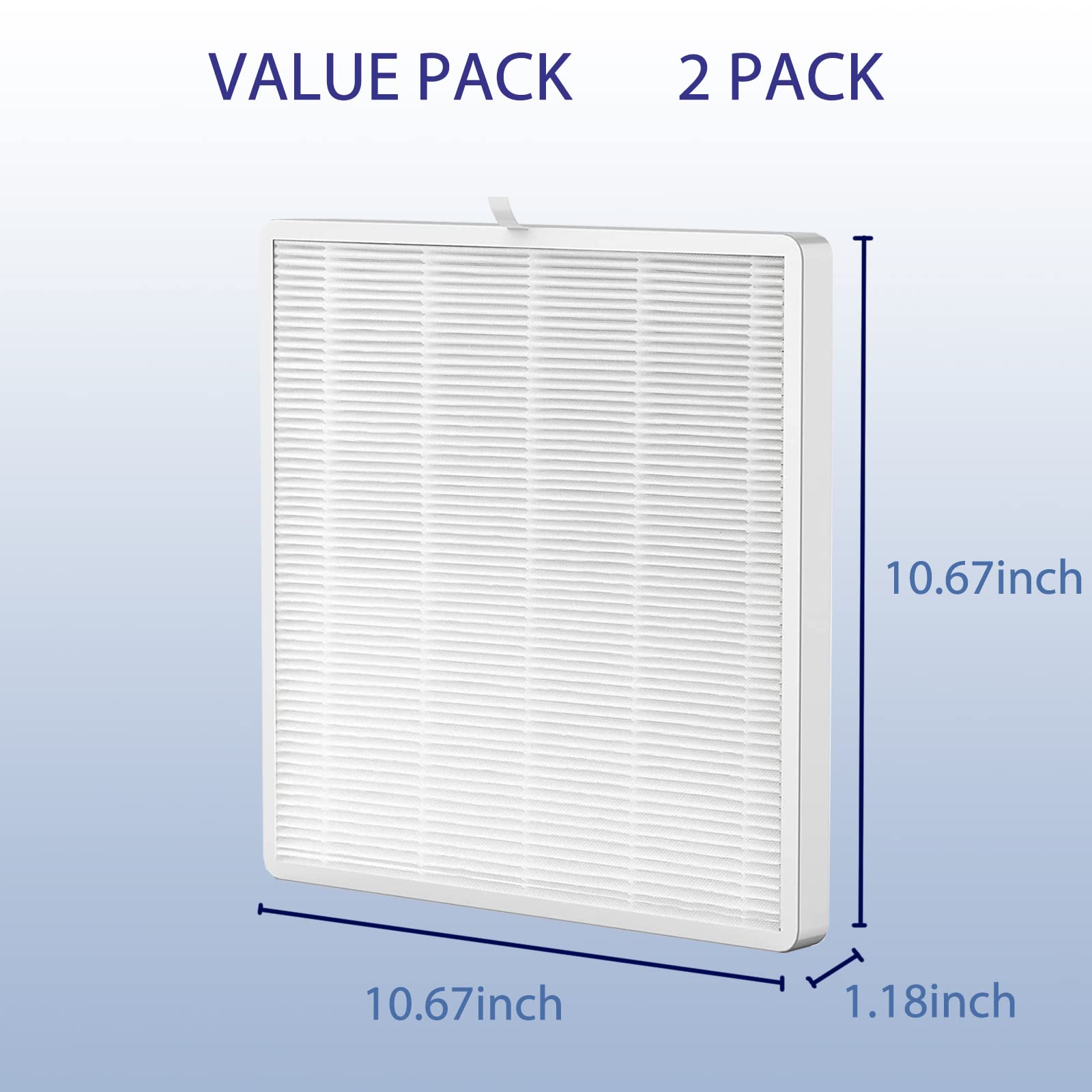 Ontheone E 300L True Hepa Replacement Filter Compatible With Mooka And Mooka Family E 300L Air Cleaner Purifier For Large Room,