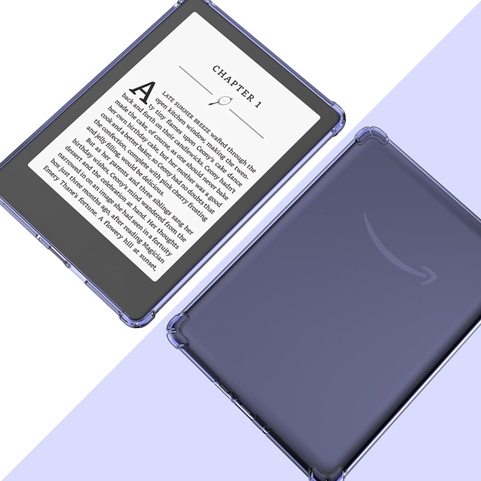 Hotbag Clear Kindle Case For 6.8 All New Kindle Paperwhite 11Th Generation 2021 And Signature Edition Tpu Back Cover, Ultra Slim