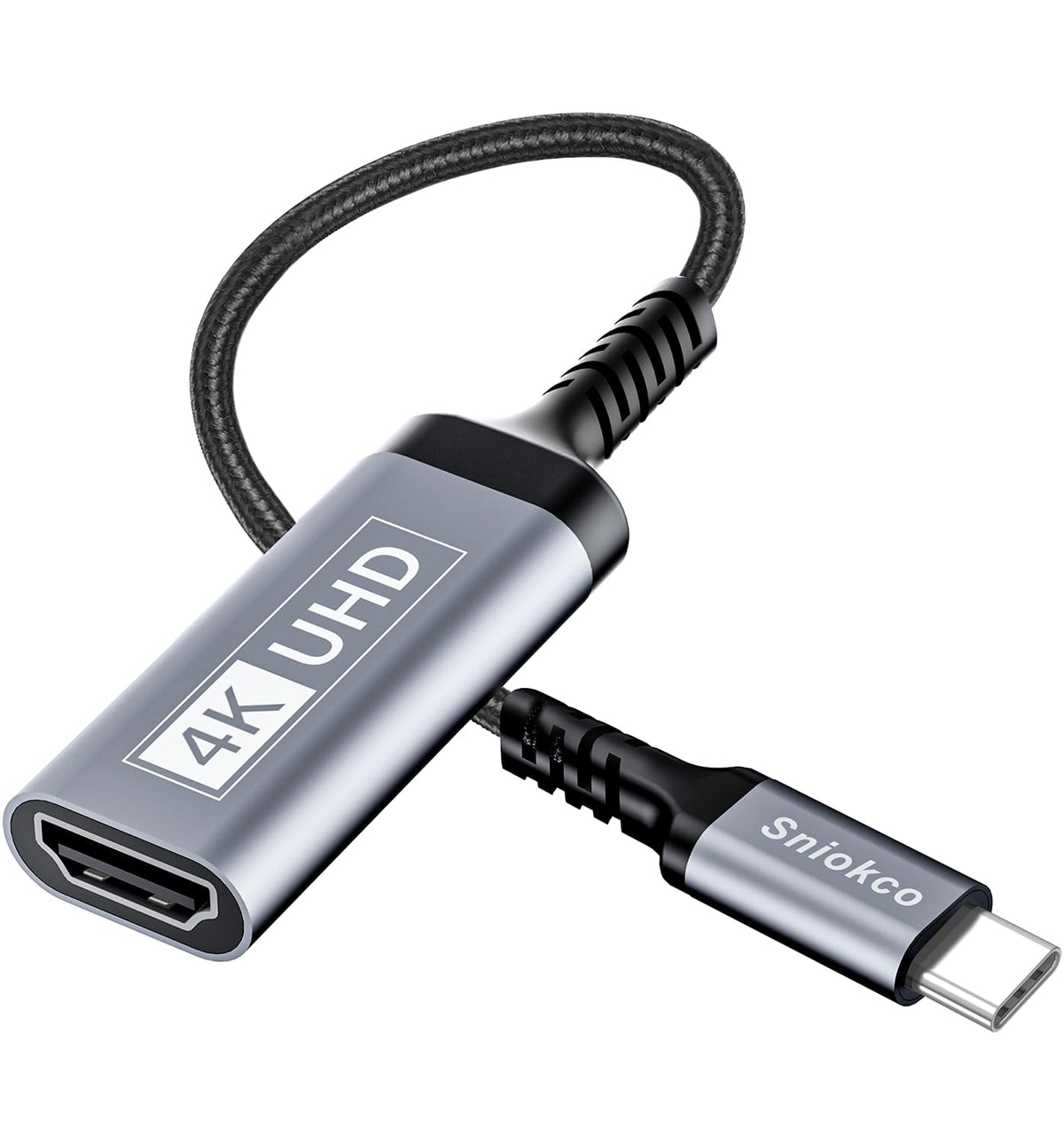 Sniokco 2024 Newest Usb C To Hdmi Adapter Cable, High Speed Hdmi To Usb C Converter, Aluminum, Type C Adapter Compatible With Ip