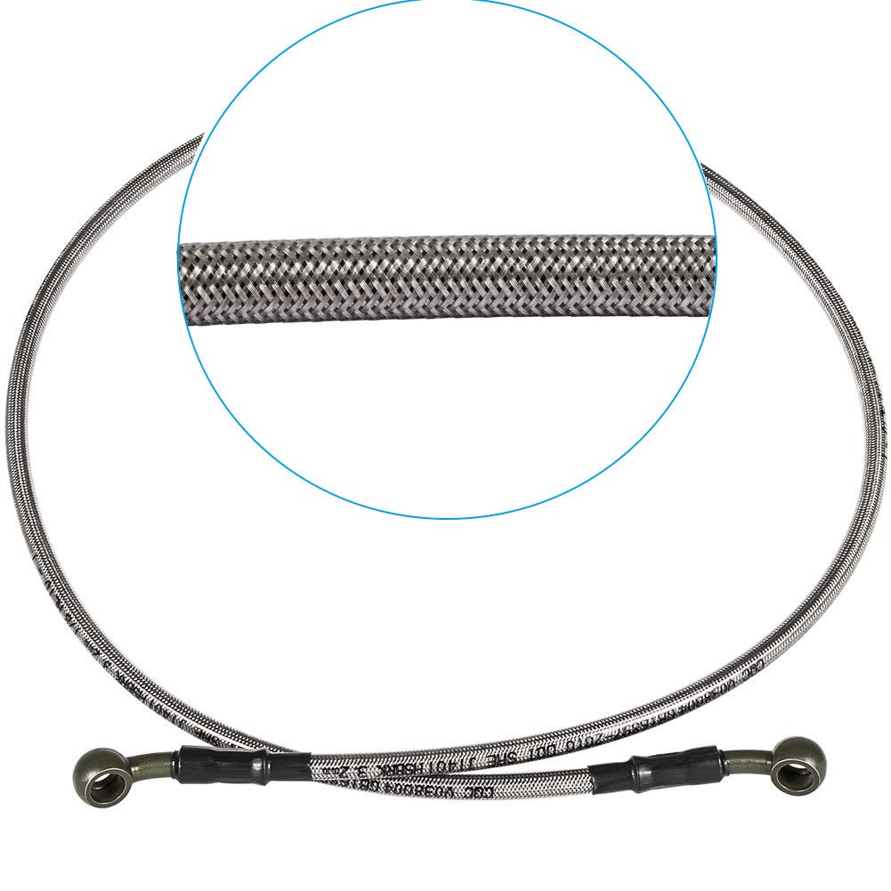 1068 Extended Front/Rear Brake Lines Fit For Atv Polaris Rzr 800/S 800/4 800/Xp 900/570/Xp 4 900