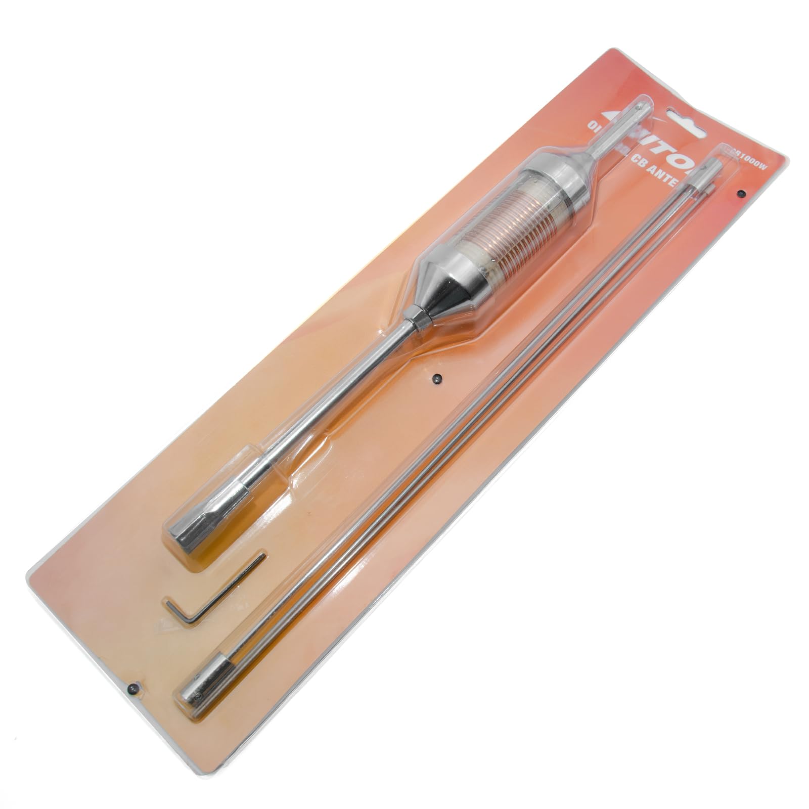 Cb Radio Antenna,46 Inch 1000 Watt Oil Coil Cb Antenna Work In 27 Mhz Truck/Car Cb Radio Compatible With President Midland Cobra