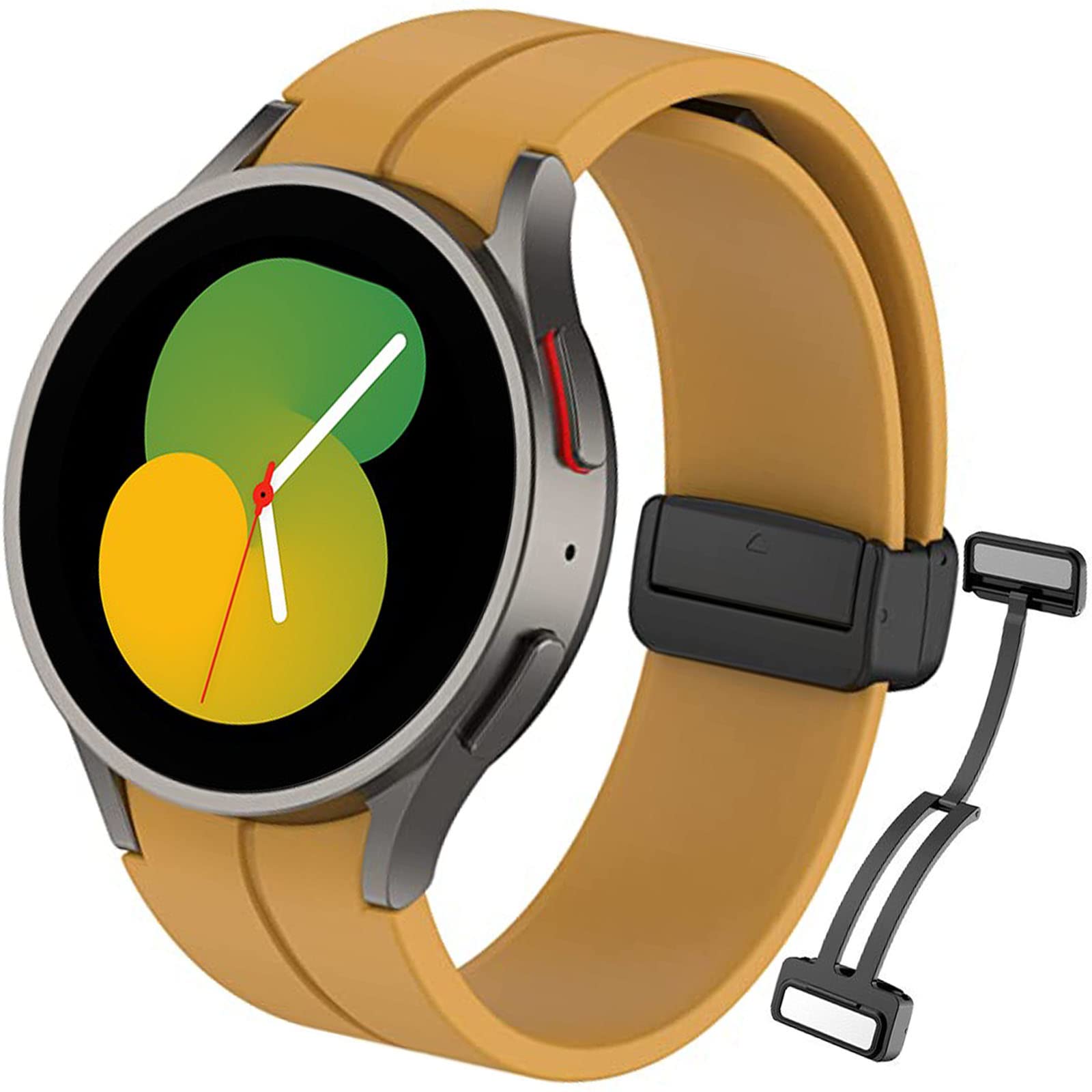 Bminen Bands Compatible With Samsung Galaxy Watch 5 Pro Band 45Mm/Galaxy Watch 5 Bands 44Mm 40Mm, Soft Silicone Strap Wristbands