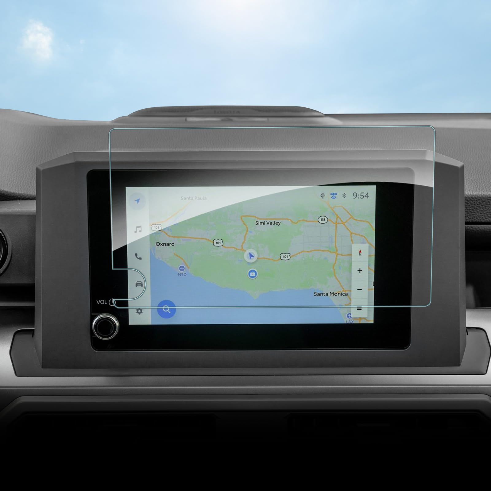 Shaohao For 2024 Toyota Tacoma Screen Protector 8 Inch Compatible With 2024 Toyota Tacoma Accessories 2024 Tacoma Sr/Sr5/Trd Prerunner/Trd Sport/Trd Off Road 8' Audio Touchscreen 9H Glass Anti Scratch