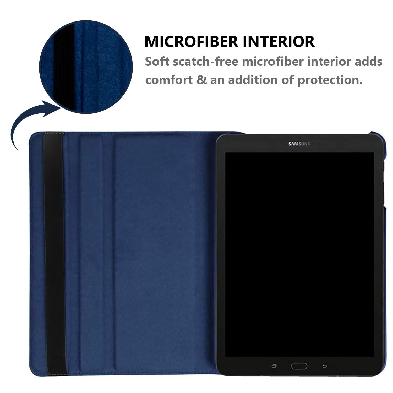 Case For Samsung Galaxy Tab 2 10.1 Inch 2012 (Gt-P5100 Gt-P5110 Gt-P5113), 360 Degree Rotating Stand Case Full Protective Cover,