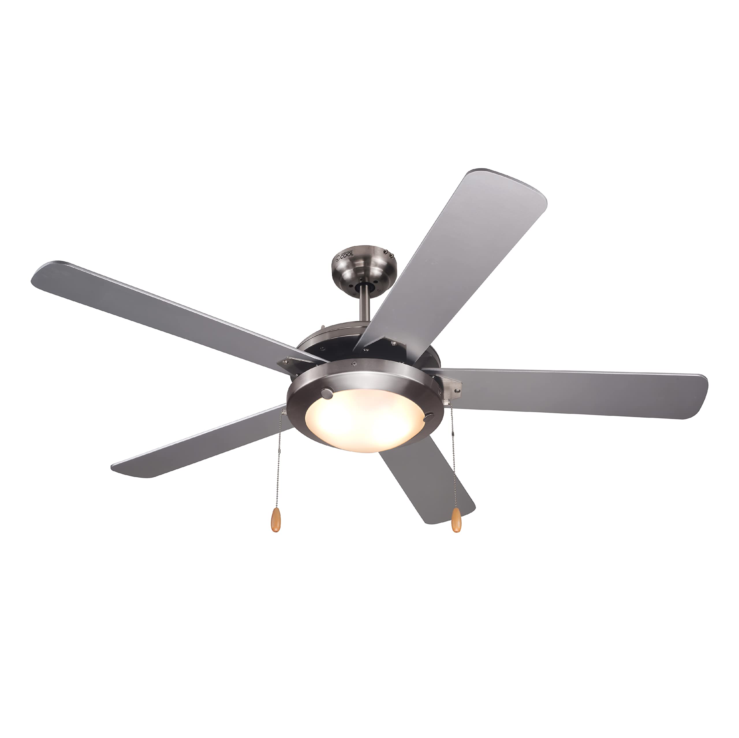 Commercial Cool 52    Modern Ceiling Fan With Lights, Cools Up To 350 Sq. Ft., Perfect For Large Rooms, Featuring 3 Air Flow Spe