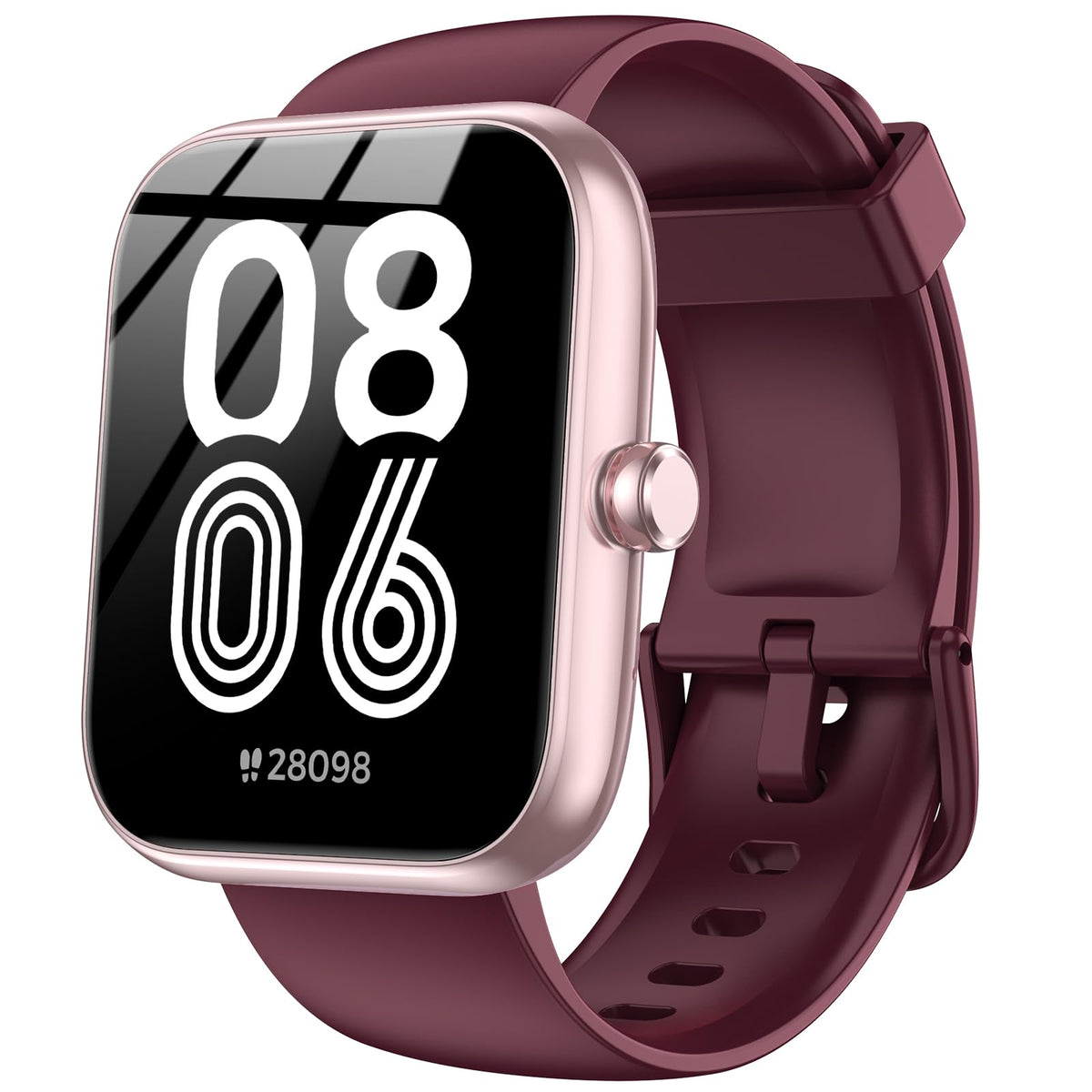 Senbono Smart Watch With Alexa Built-In, 1.83 '' Hd Touchscreen, Bluetooth Calling, Ip68 Waterproof Fitness Tracker, 120+ Sports