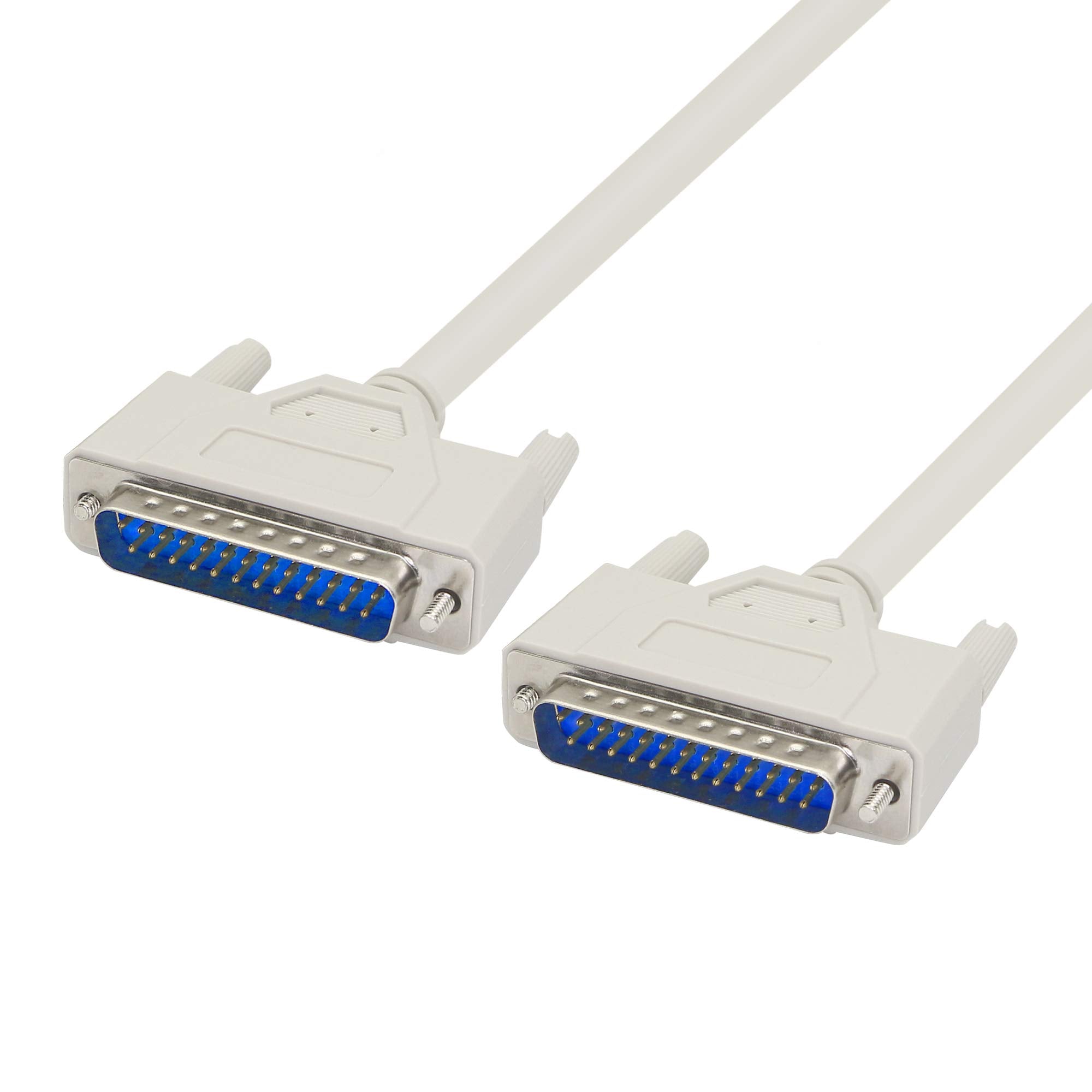 4.5 Feet Db25 Male To Male Parallel Printer Cable Youcheng For The Connection Between A Computer With Db25 Female Interface And