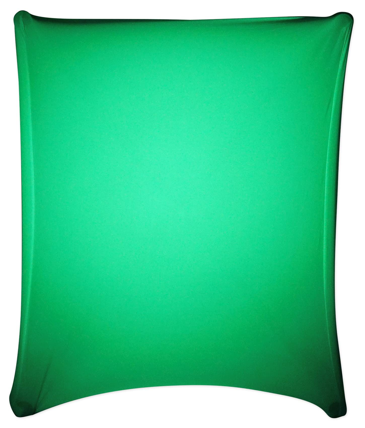 Rockville Rsc5W Universal White Dj Scrim Cloth Cover, 360-Degree X-Stand Fit, Wrinkle-Resistant, Flame Retardant, Carry Pouch, F