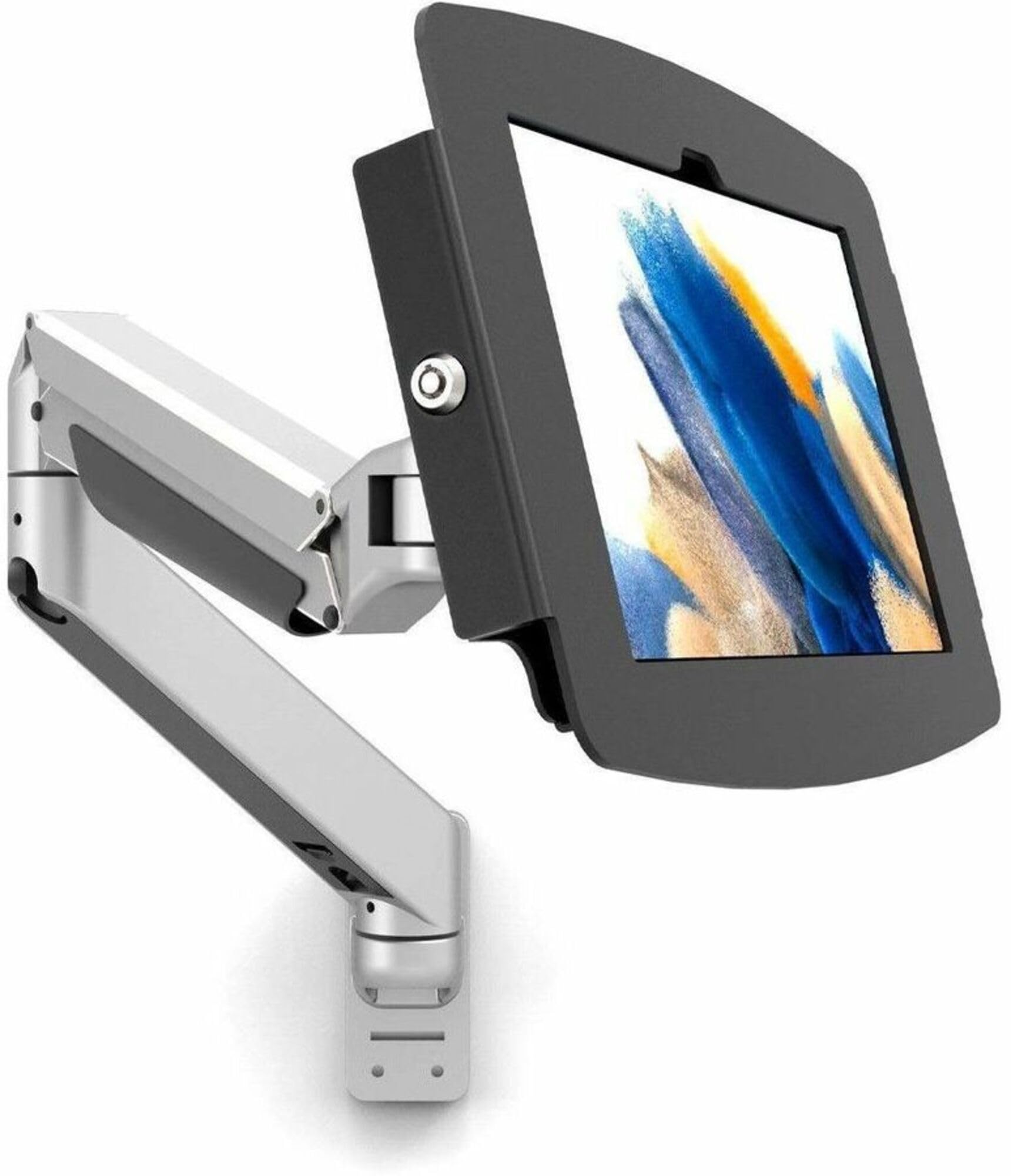 Galaxy Tab A8 10.5In Space Enclosure Articulating Arm Mount Black