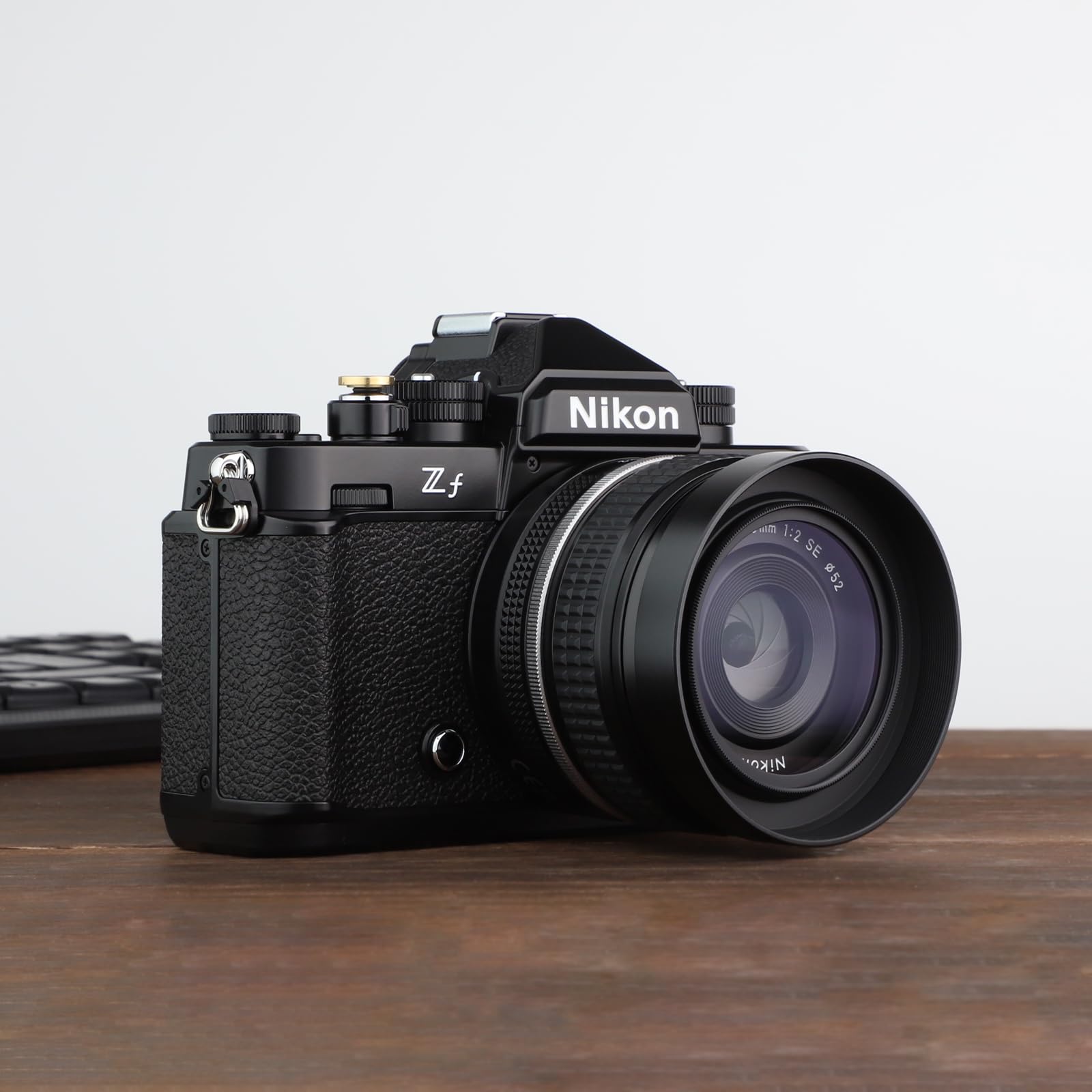 Haoge Metal Lens Hood For Nikon Nikkor Z 40Mm F/2, Z 28Mm F/2.8, Z 28Mm F/2.8 (Se) Lens,Screw Hood, Compatible With 52Mm Uv Filt