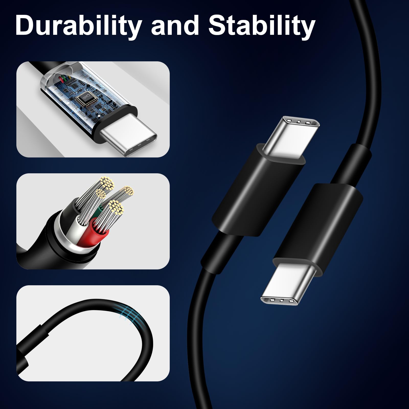 Iphone 16 15 Car Charger, [Apple Mfi Certified] Usb C Car Charger 43W Fast Charging With 3.3 Ft Usb C To Usb C Cable, Pd Usb C &