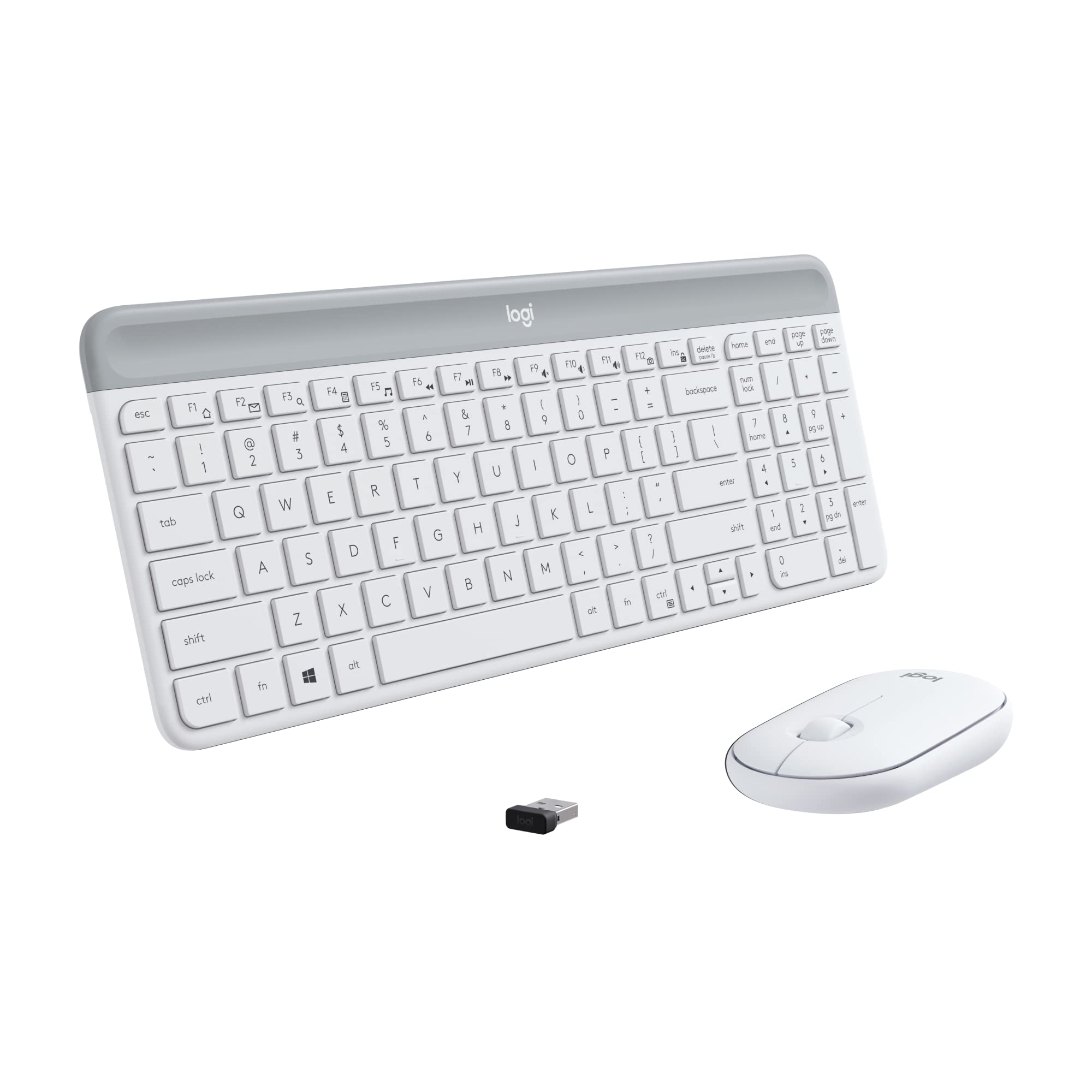 Logitech Mk470 Wireless Combo-Off White