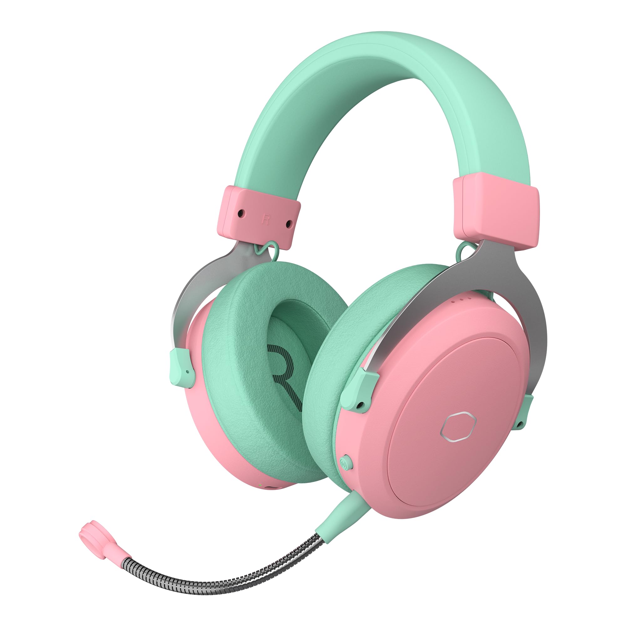 CH351 Macaron Wireless Gaming & Mobile Over-Ear Headset - 3D Surround Sound, Lightweight, 2.4GHz | Bluetooth, Built-in Sidetone,