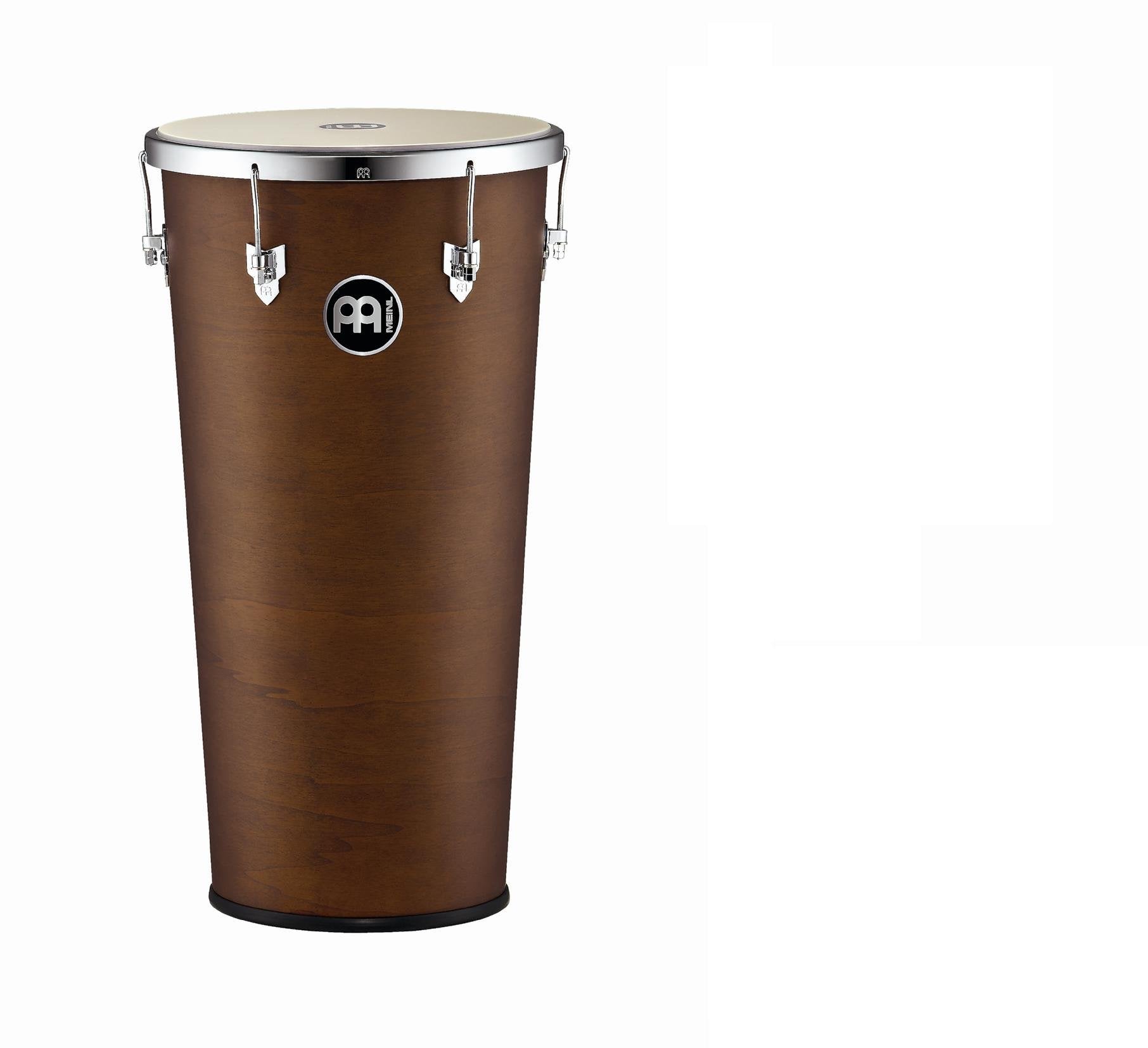 Meinl Percussion Tim1428Ab M Wood Timba With 14 Inch Synthetic Head, African Brown, 28 Inch Tall