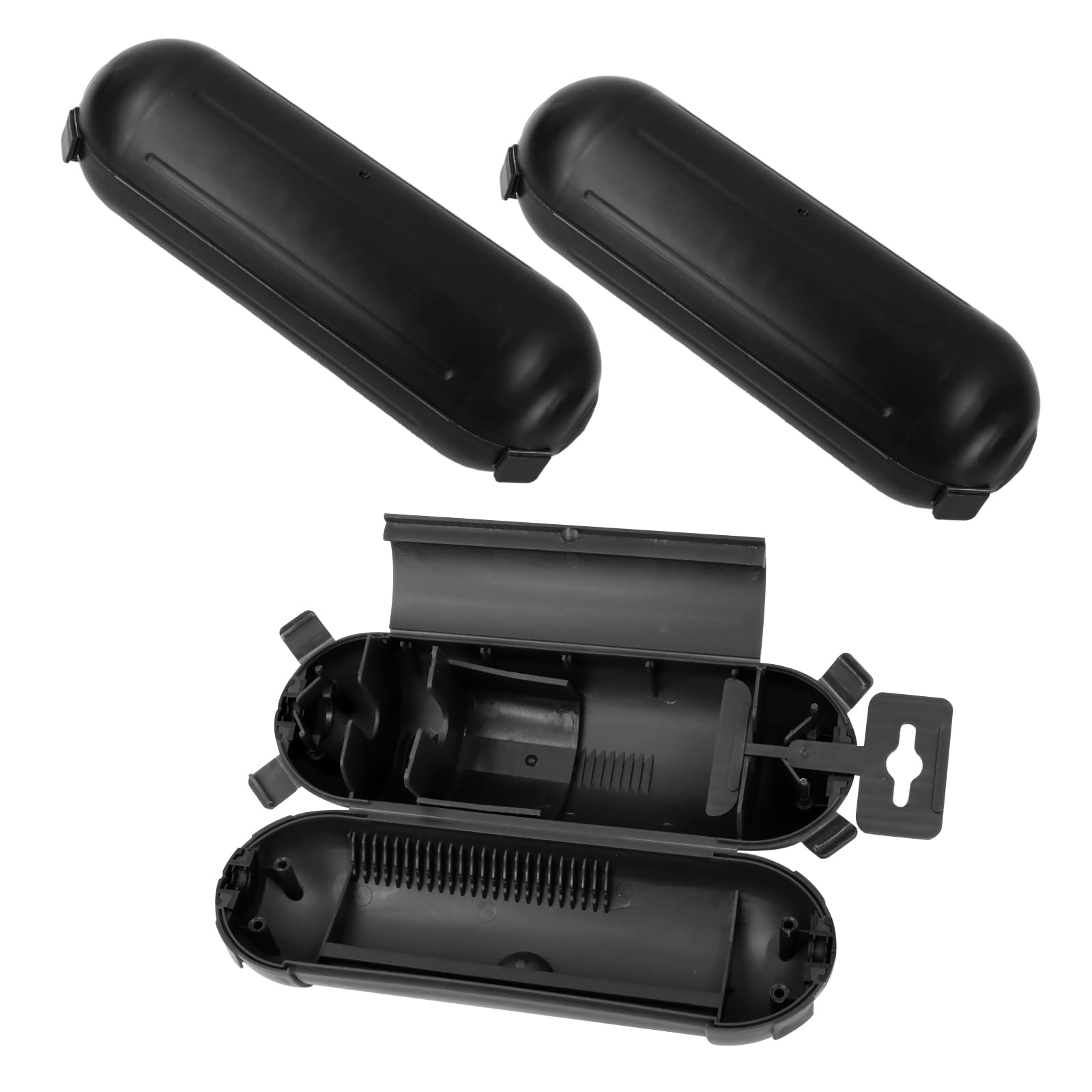 Greatide Extension Cord Safety Cover With Ip44 Waterproof Protector Seal, 3 Pack Outdoor Outlet And Plug Protector With 4 Latche