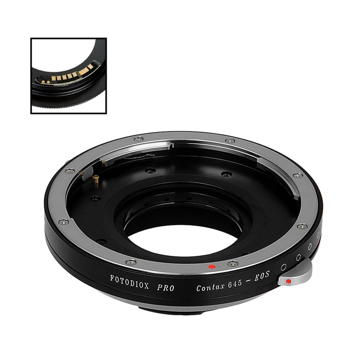 Fotodiox Pro Lens Mount Adapter Compatible With Contax 645 (C645) Mount Lenses To Canon Eos (Ef, Ef-S) Mount D/Slr Camera Body -