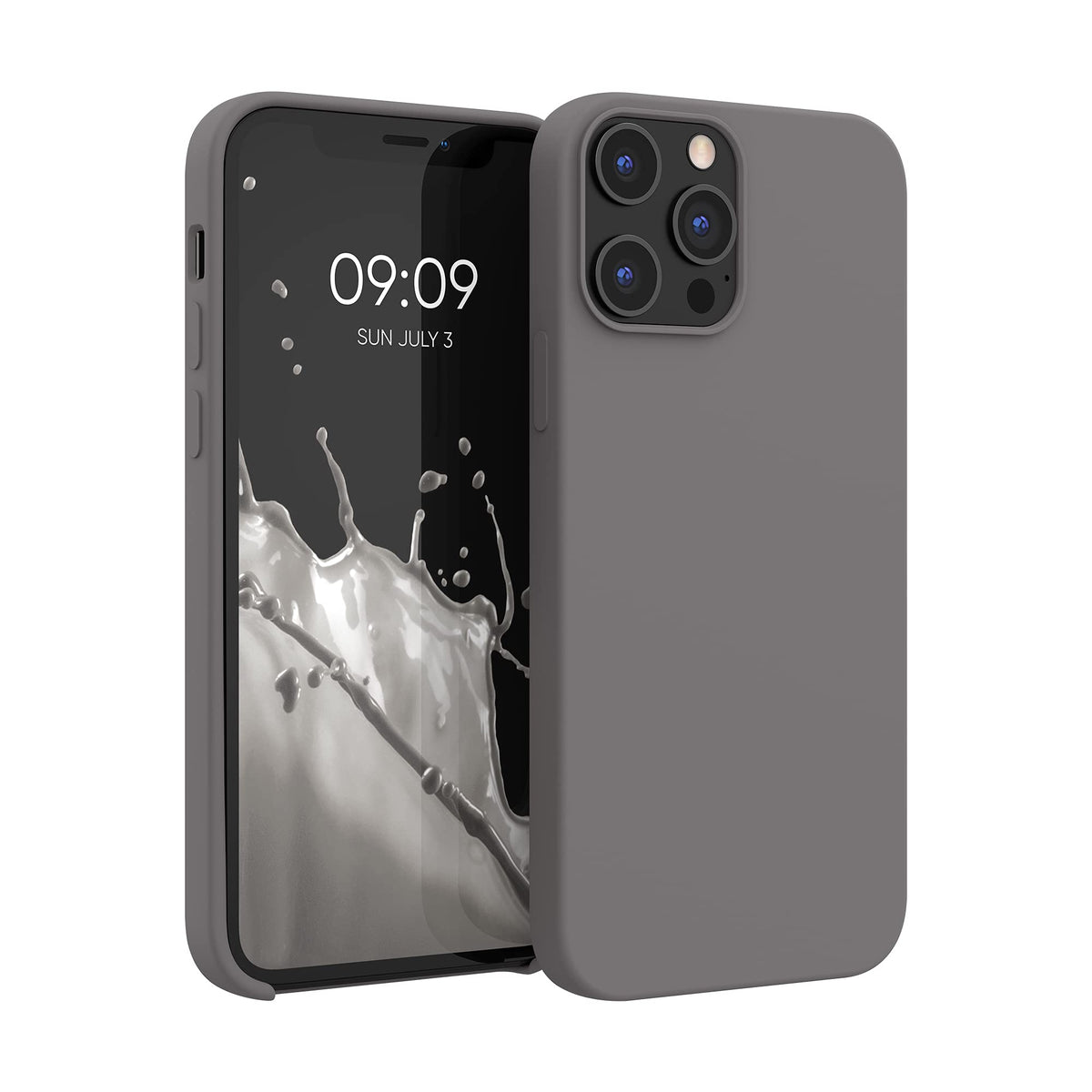 Kwmobile Case Compatible With Apple Iphone 12 Pro Max Case   Tpu Silicone Phone Cover With Soft Finish   Stone Dust