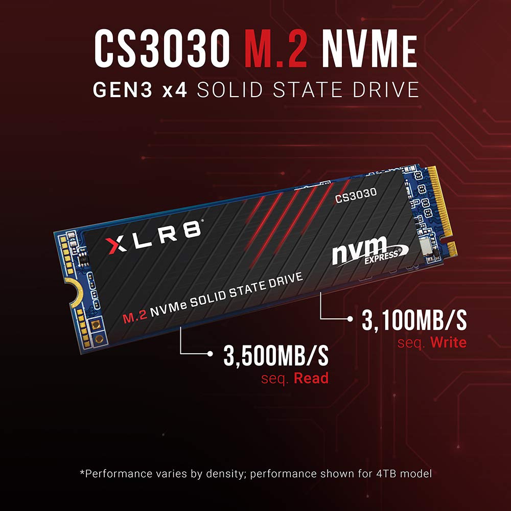 Pny Xlr8 Cs3030 2Tb M.2 Pcie Nvme Gen3 X4 Internal Solid State Drive (Ssd), Read Up To 3,500   M280Cs3030 2Tb Rb