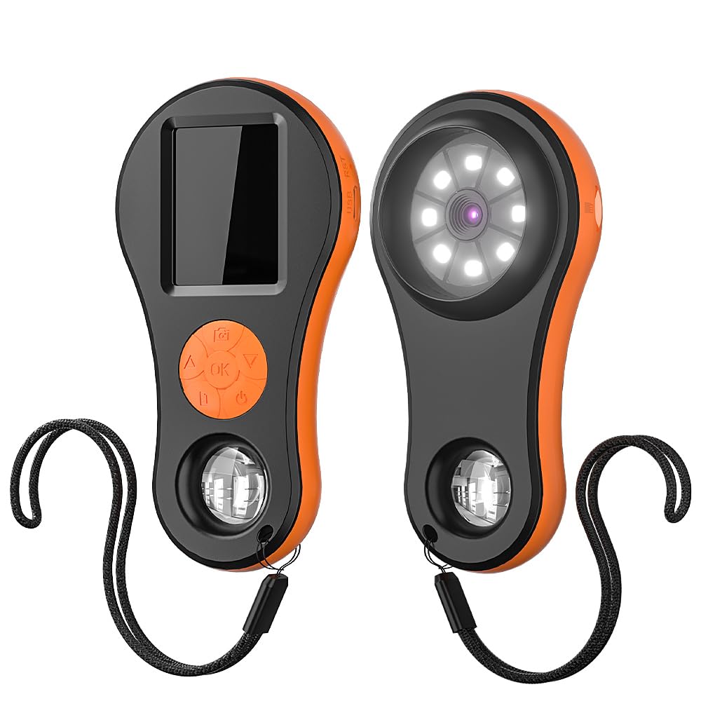 ILIHOME Digital Microscope Handheld 2.0 inch IPS Color Screen,Portable Digital Magnifying Glass,Marco Microscope for Kids,Built-