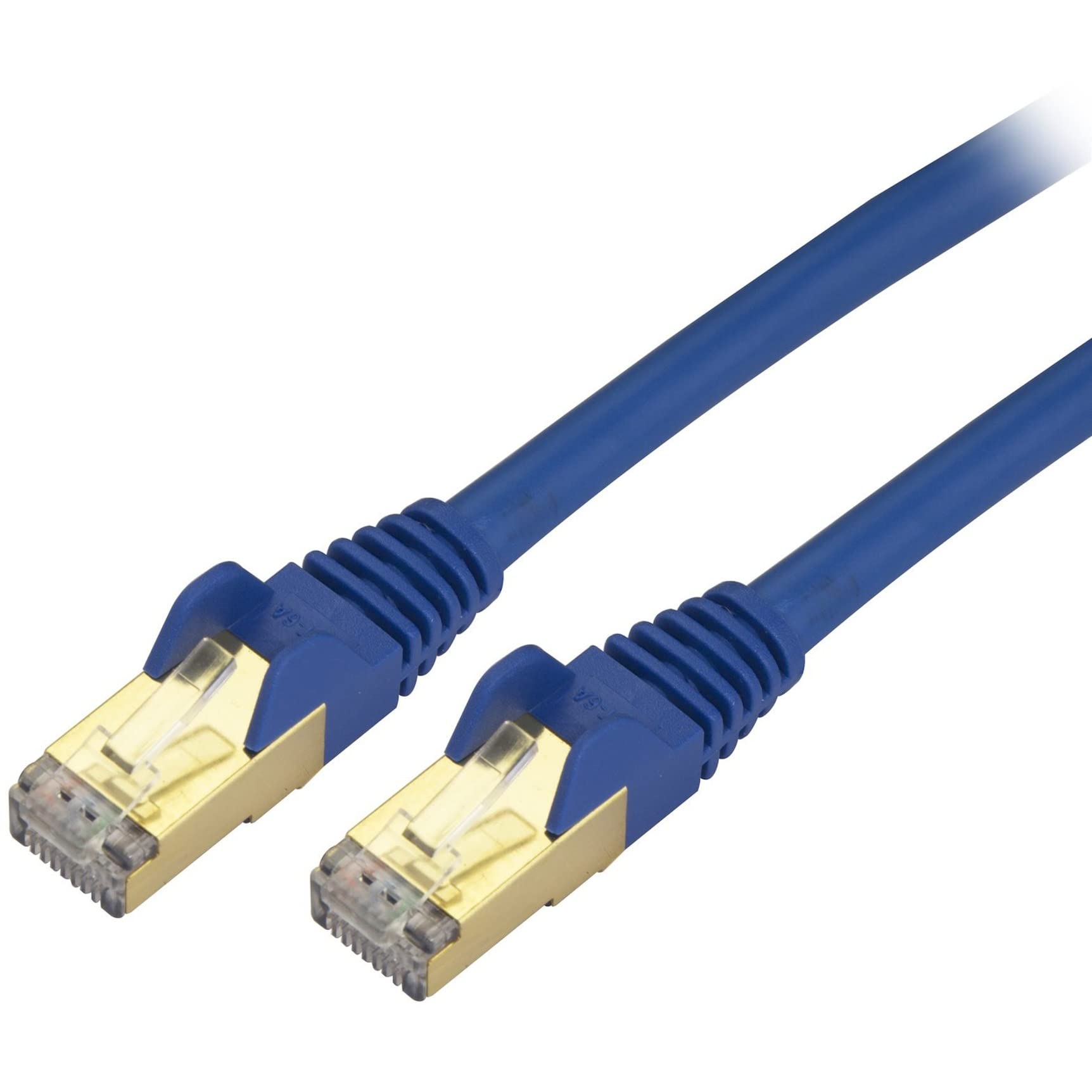 1 Ft Cat6A Ethernet Cable - Stp Blue