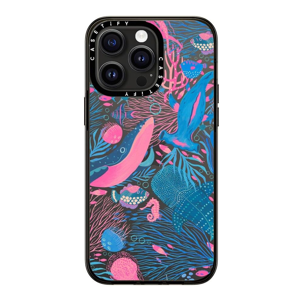 Casetify Compact Iphone 15 Pro Max Case [2X Military Grade Drop Tested / 4Ft Drop Protection]   Animal Prints   Under The Sea By