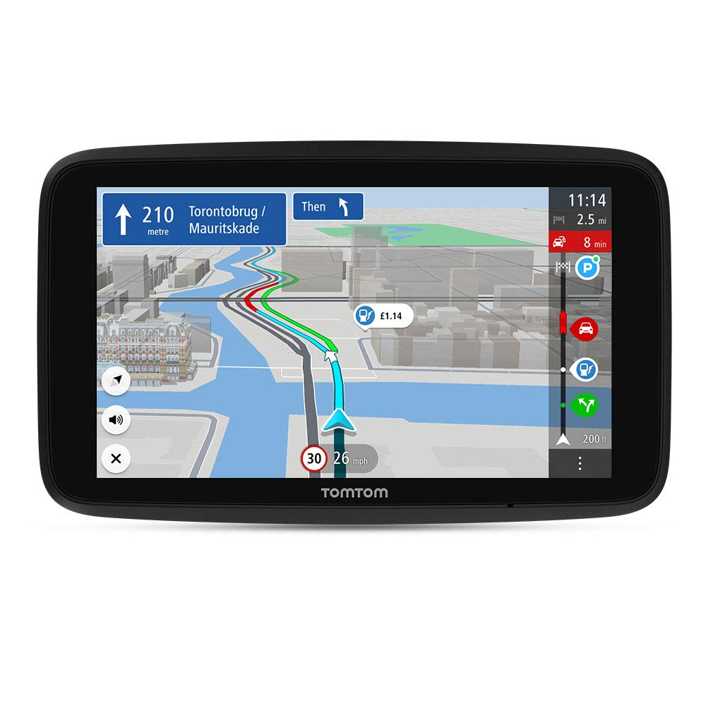 Tomtom Car Sat Nav Go Discover, 6 Inch, With Traffic Congestion And Speed Cam Alerts Thanks To Tomtom Traffic, World Maps, Quick