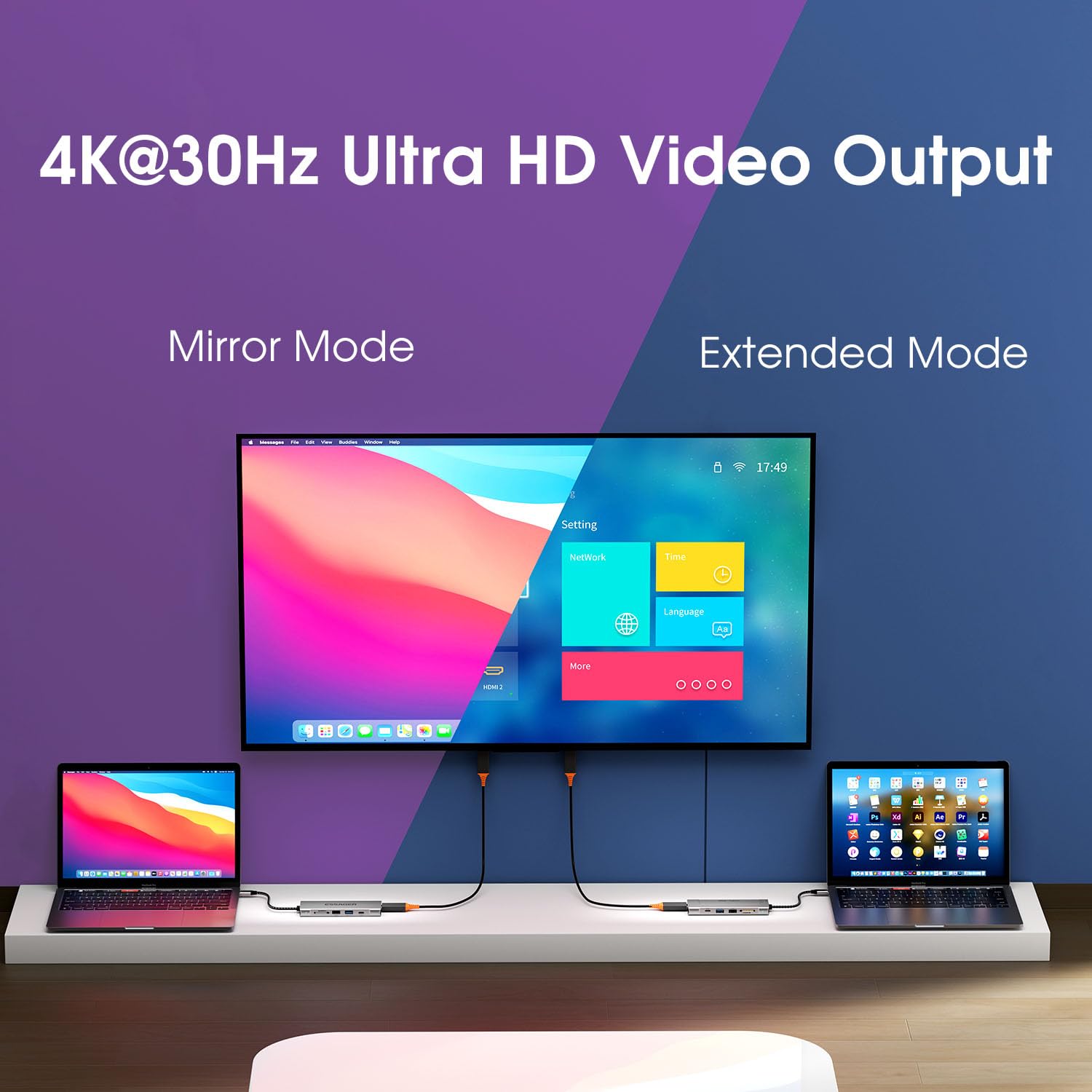 ?????????????? 8 In 1 Usb C Hub With M.2 Nvme/Sata Ssd Enclosure 10Gbps, 4K Hdmi 1.4, Usb 3.2 Gen2, Pd100W, Aluminum Alloy Usb C