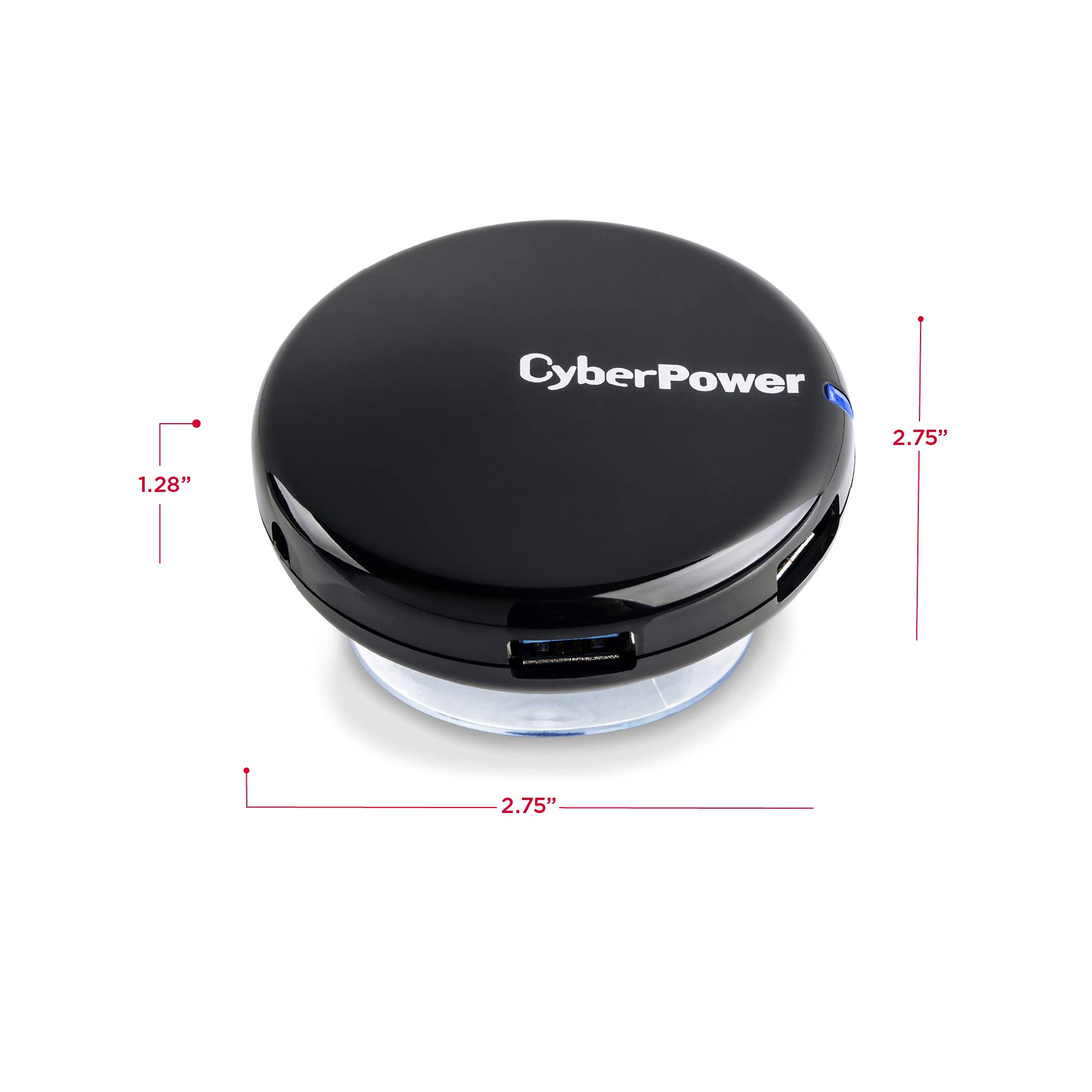 Cyberpower Cph430Pb 4 Port Usb 3.0 Superspeed Hub - Black
