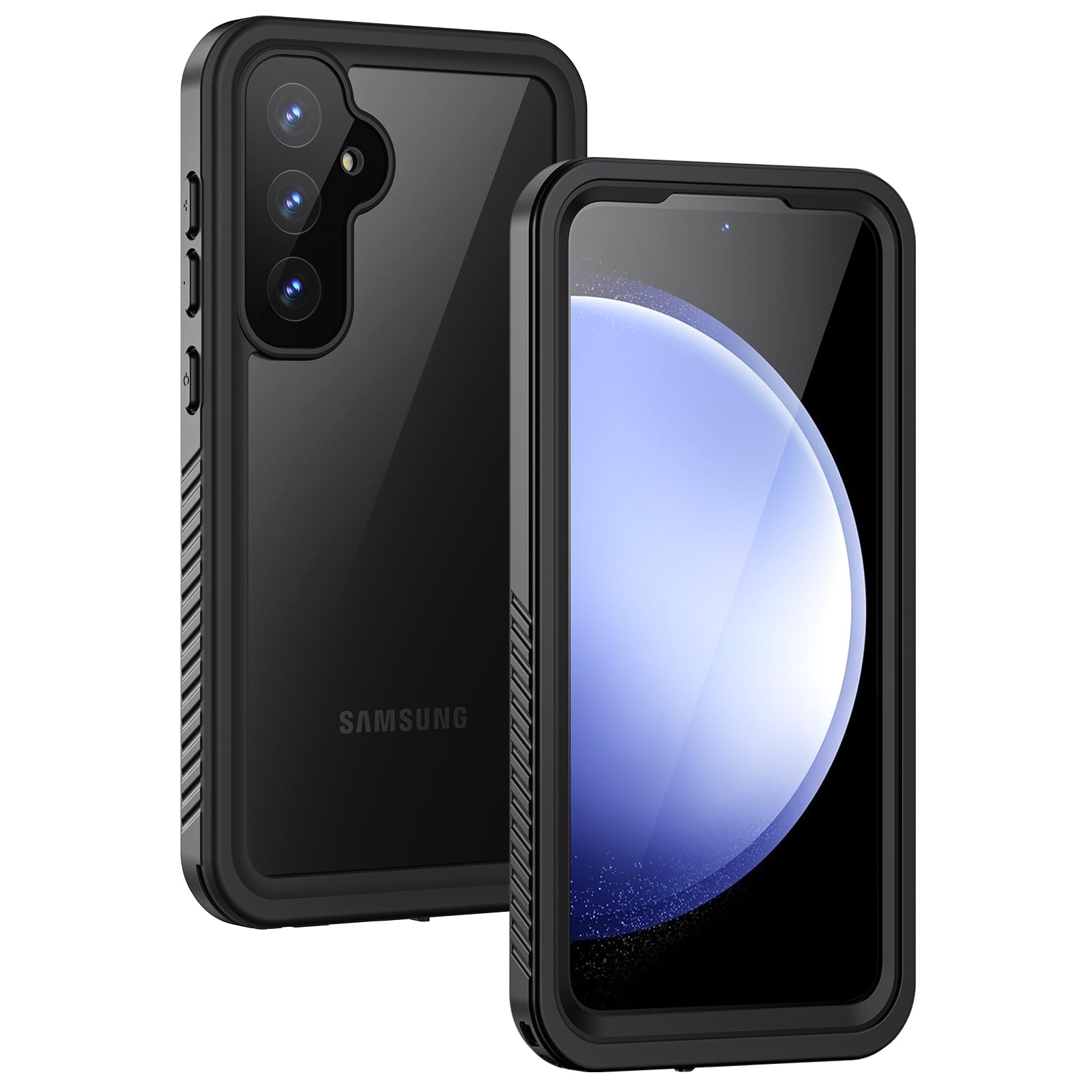 Lanhiem for Samsung Galaxy S23 FE Case, IP68 Waterproof Dustproof with Builtin Screen Protector, Heavy Duty Full Body Protectiv