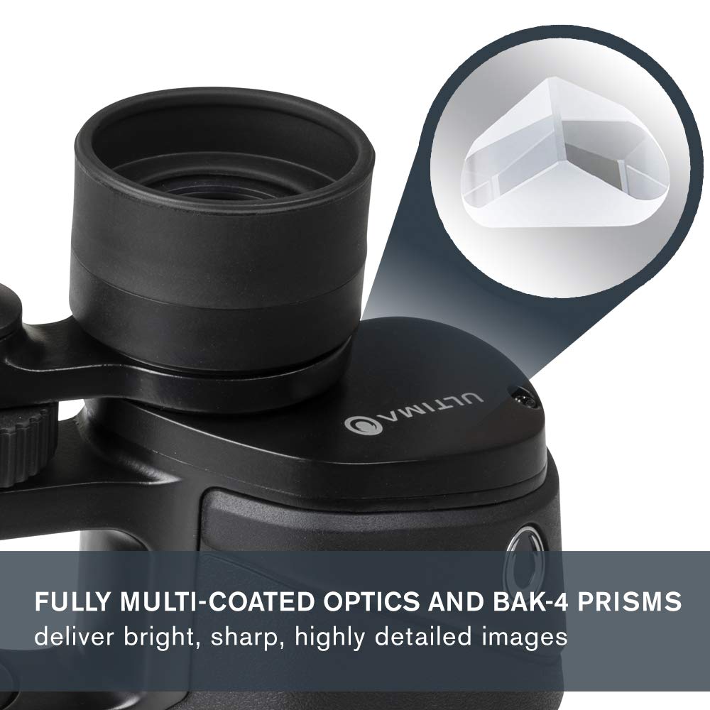 Celestron   Ultima 10X50 Binoculars   Waterproof & Fogproof   Porro Prism Binoculars For Adults   Fully Multi Coated Optics And