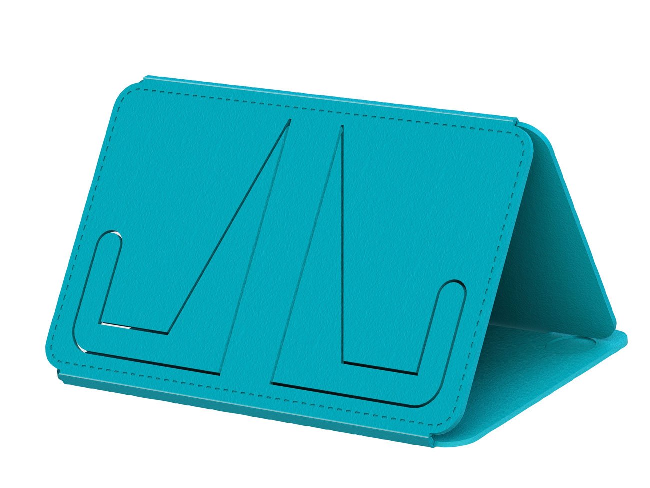 If The Travel Book Rest (Beachy Blue) - Hands Free Reading Tablet & Book Holder - Portable Tablet Stand - Perfect Recipe Book Ho