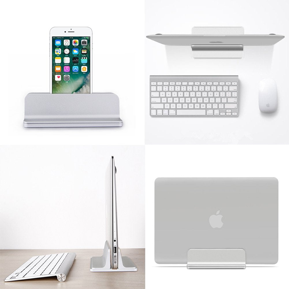 Orangehome Vertical Laptop Stand, Laptops Cradle Holder, Laptop Standing Desk Dock With Adjustable Size, Laptop Computer Accesso