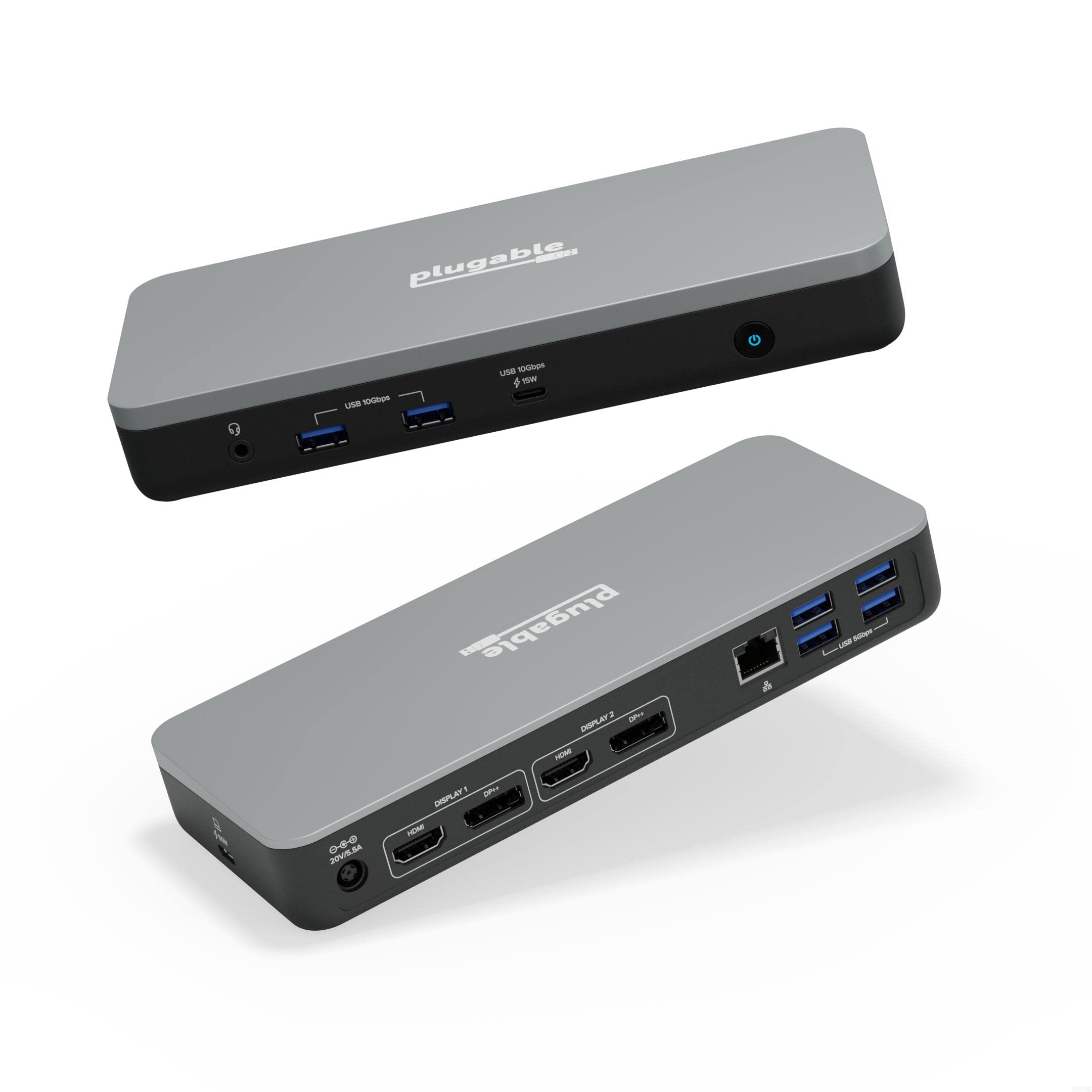 Plugable Dual 4K Usbc Chromebook Docking Station, Google Certified Chromebook Co