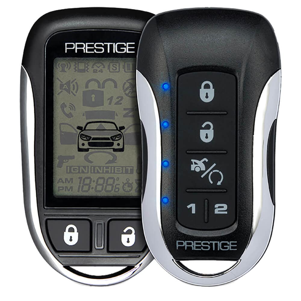 Prestige Aps997Z Two Way Lcd Confirming Remote Start & Alarm 1 Mile Range