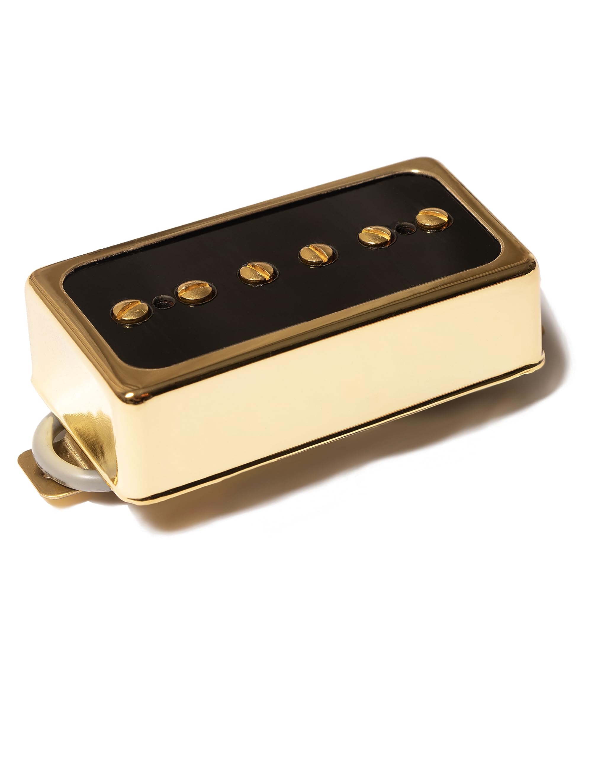 LAMSAM P90 Tone Pickup, Humbucker-sized Single Coil Bridge Position Pick Up Loaded Rubber Magnets, as Replacement Parts for Stan