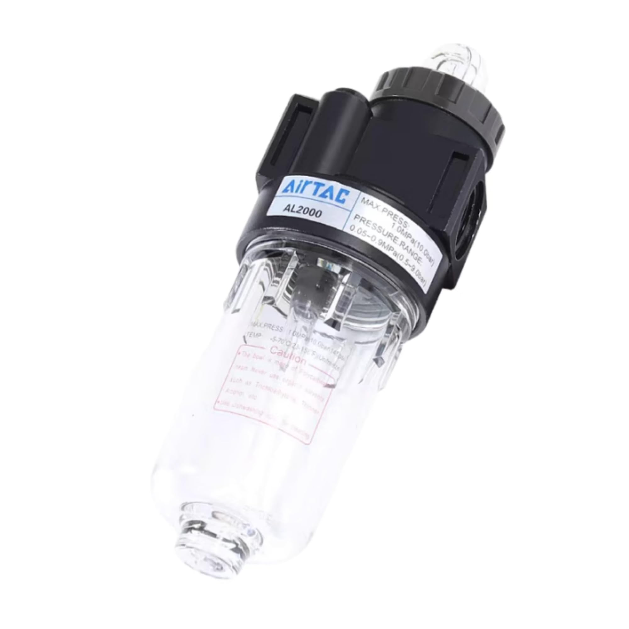 Compressed Air Line Lubricator Airtac Al2000 1/4 Npt 0-145 Psi Oil For Pneumatic System Source Treatment