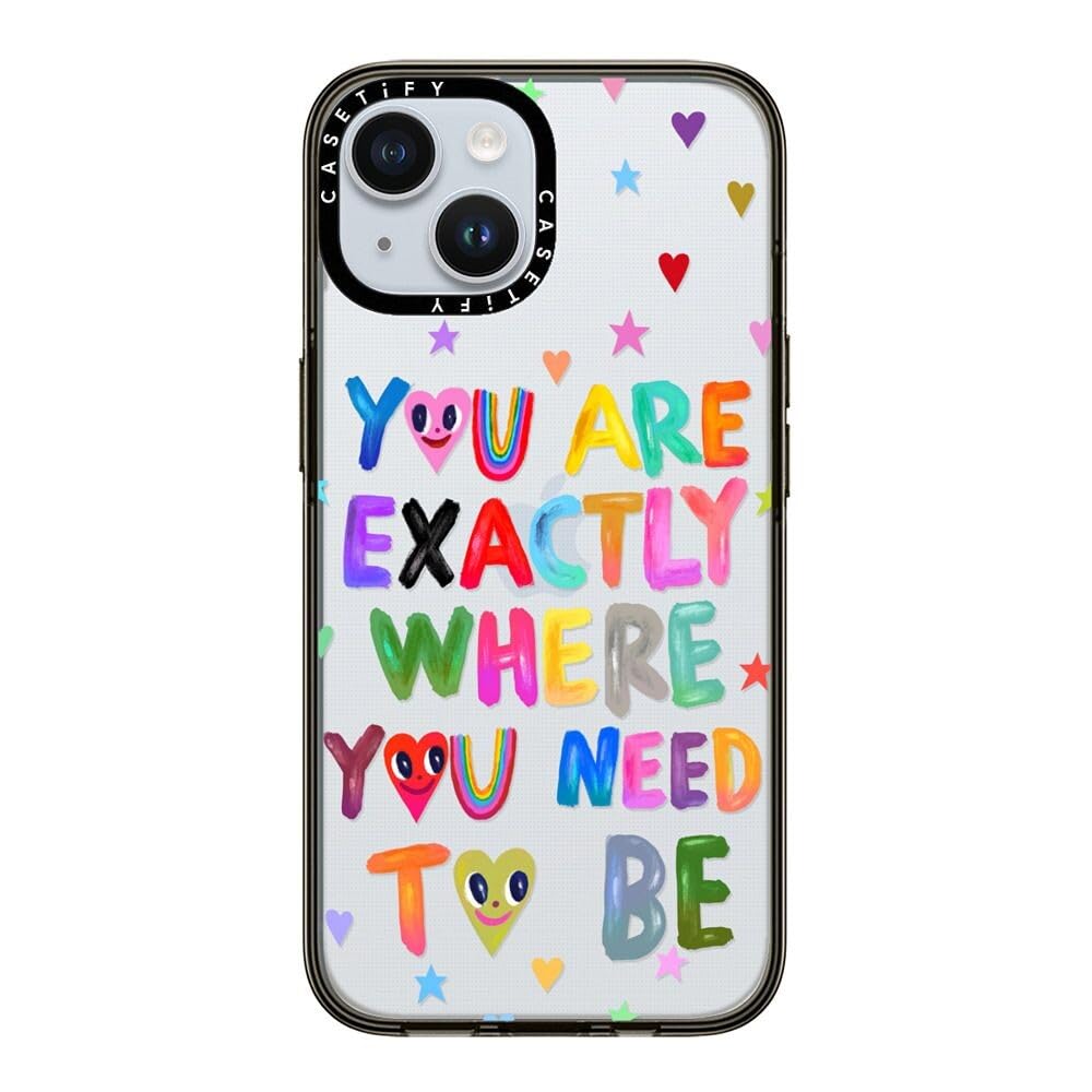 Casetify Compact Case For Iphone 15 [2X Military Grade Drop Tested / 4Ft Drop Protection]   You Are Exactly Where You Need To Be