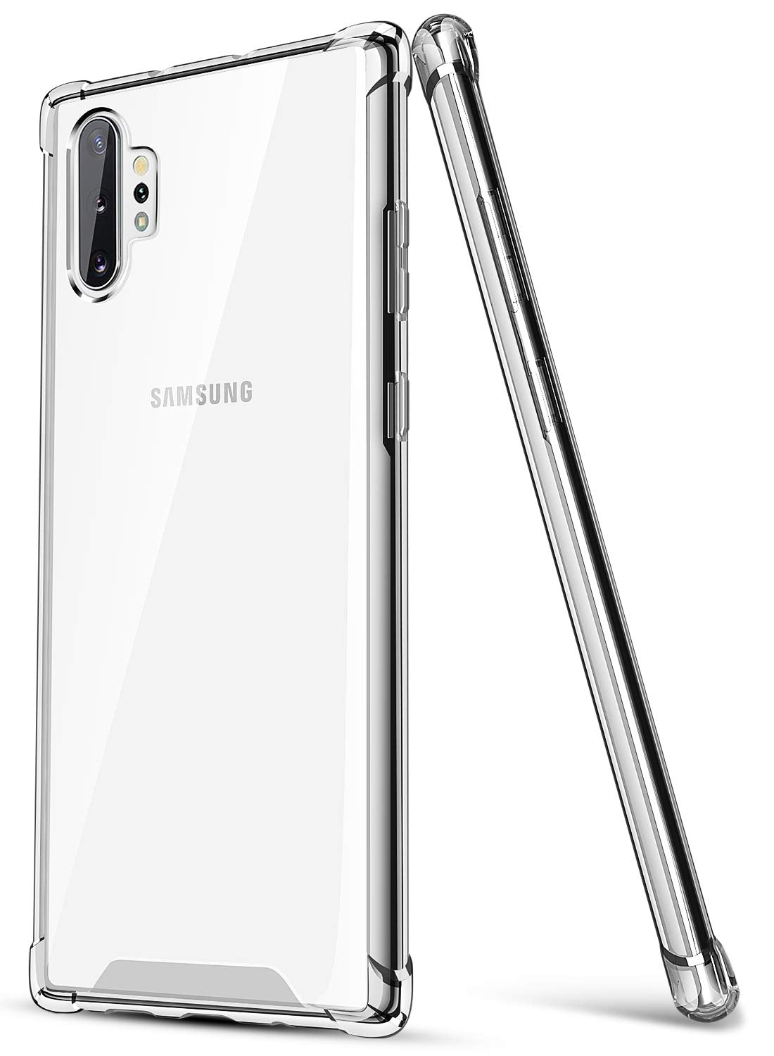 Salawat Galaxy Note 10+ Clear Gradient Case   Slim, Scratch Resistant, Shockproof Tpu Bumper, 6.8Inch