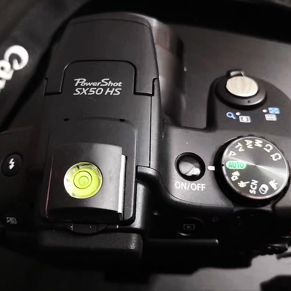 Zostland Practical Slr Camera Hot Shoe Boot Cover Cap, Bubble Level Shoe Protector,Compatible With Sony Fuji Canon Nikon Pentax