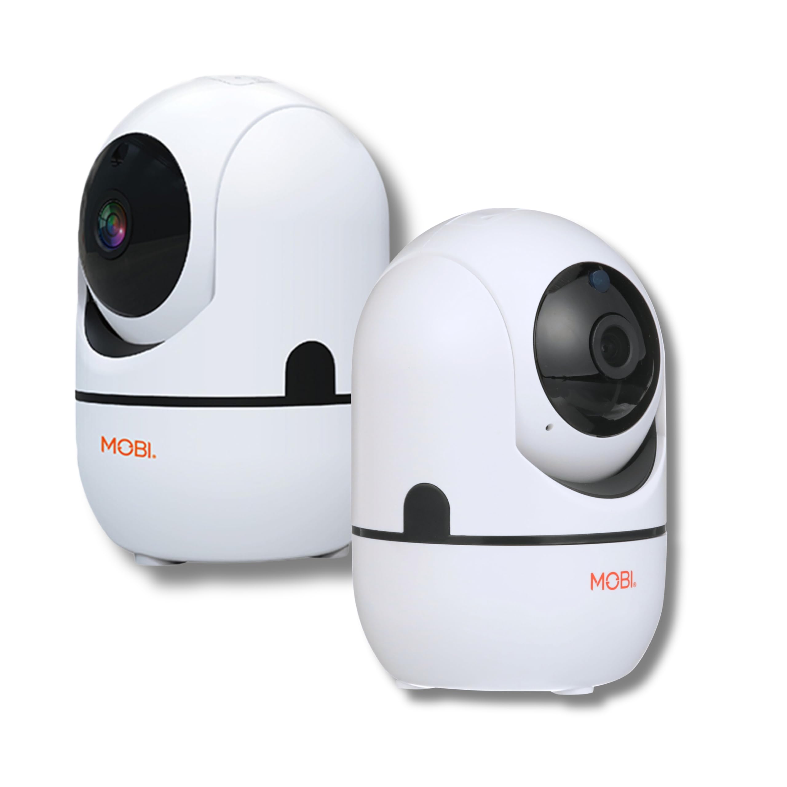Mobicam Hdx Wi Fi Pan & Tilt Smart Nursery, Elderly & Home Monitoring Camera, 1080P Hd Indoor Security Night Vision Ip Camera, M