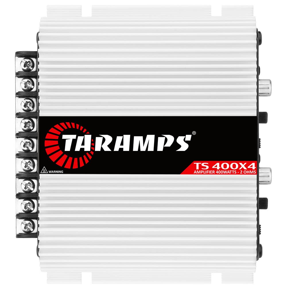 Taramps Ts 400X4 With Automatic High Level Input 400 Watts Rms 4 Channels Full Range Car Audio Amplifier Rca Input Class D 2 Bri