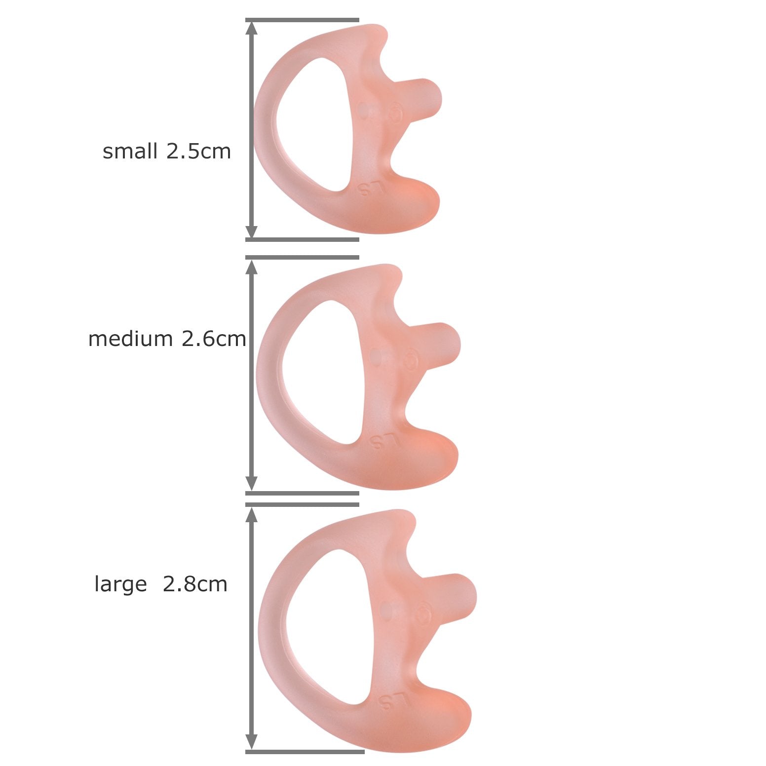 Keyblu Universal Replacement Soft Silicone Open Ear Insert Earmould For Two Way Radio Earmold Coil Tube Audio Kits Uv 5R Uv B6 Bf 888S Uv B5 (Carnation, 5 Pair Small)