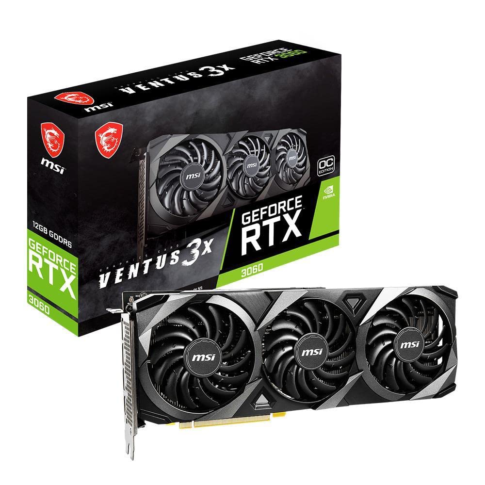 Msi Geforce Rtx 3060 Ventus 3X 12G Oc, Gaming Graphics Card   Rtx 3060