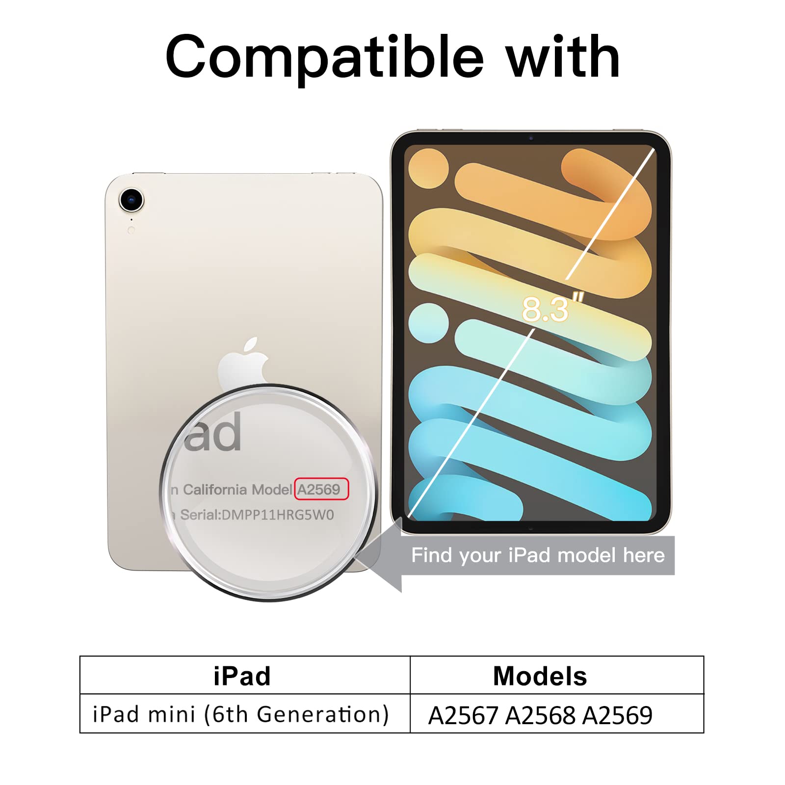 Jetech Privacy Screen Protector For Ipad Mini 6 (8.3 Inch, 2021 Model, 6Th Generation), Anti Spy Tempered Glass Film